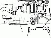 Suspension Components Diagram for 2005 Suzuki Aerio LX 2.3 L4 GAS