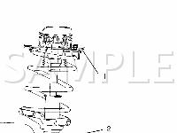 Suspension Components Diagram for 2005 Suzuki Aerio S 2.3 L4 GAS