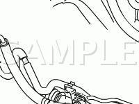 Power Steering Components Diagram for 2005 Suzuki Aerio SX 2.3 L4 GAS
