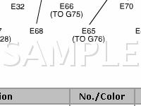 Main Harness Diagram for 2005 Suzuki Aerio S 2.3 L4 GAS