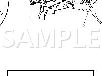 Rear Wheel Speed Sensor Components Diagram for 2005 Suzuki Grand Vitara LX 2.5 V6 GAS