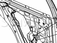 Rear Door Wire Harness Diagram for 2005 Suzuki Verona LX 2.5 L6 GAS