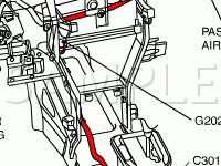 Safety Restraint Connectors Diagram for 2006 Suzuki Reno Convenience 2.0 L4 GAS
