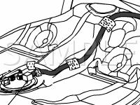 Fuel Pump Wire Harness Diagram for 2006 Suzuki Verona  2.5 L6 GAS
