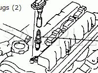 Ignition System Components Diagram for 2007 Suzuki Aerio Premium 2.3 L4 GAS