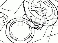 Fuel System Components Diagram for 2007 Suzuki Aerio  2.3 L4 GAS