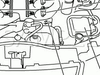 Engine Compartment Components Diagram for 2008 Suzuki Grand Vitara Xsport 2.7 V6 GAS