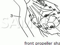 Transaxle Components Diagram for 2008 Suzuki Grand Vitara Xsport 2.7 V6 GAS