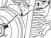 Wheel Speed Sensors Diagram for 2008 Suzuki Grand Vitara Xsport 2.7 V6 GAS