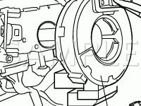 Contact Coil Assembly Diagram for 2008 Suzuki Grand Vitara Xsport 2.7 V6 GAS