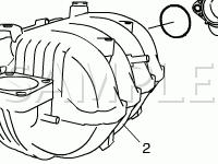 Intake System Components Diagram for 2008 Suzuki SX4 Sport 2.0 L4 GAS