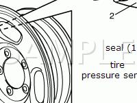 Tire Pressure Sensor Diagram for 2008 Suzuki SX4 Sport 2.0 L4 GAS