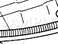Automatic Transmission Connector Locations Diagram for 1990 Suzuki Swift GA 1.3 L4 GAS