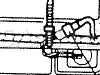 I/P Connector Locations Diagram for 1990 Suzuki Swift S 1.3 L4 GAS