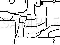 EFI Component Locations Diagram for 1992 Suzuki Swift L 1.3 L4 GAS