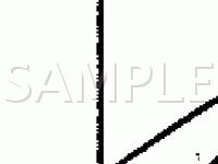 I/P Component Locations Diagram for 1996 Suzuki Esteem GL 1.6 L4 GAS