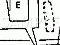 Engine Compartment Component Locations Diagram for 1995 Suzuki Swift DLX 1.3 L4 GAS