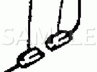 Door & Roof Wiring Harness Connector Locations. Sedan Diagram for 1995 Suzuki Swift DLX 1.3 L4 GAS