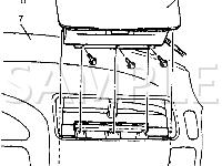 Airbag System Components Diagram for 2001 Suzuki Swift  1.3 L4 GAS