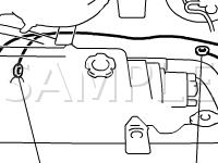 Engine Room For Connector Layout Diagram for 2001 Suzuki Swift  1.3 L4 GAS