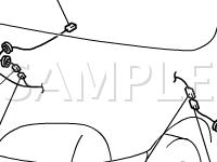 Door, Roof For Connector Layout Diagram for 2001 Suzuki Swift  1.3 L4 GAS