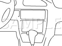 Instrument Panel Diagram for 2001 Suzuki Swift  1.3 L4 GAS