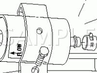 Fuel Filter Diagram for 2002 Isuzu Rodeo Sport  2.2 L4 GAS