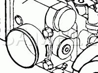 Engine Compartment Diagram for 2004 Isuzu Rodeo  3.5 V6 GAS