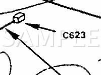 RH Door & Rear Hatch Harness Connector Locations  Diagram for 1990 Isuzu Impulse  1.6 L4 GAS