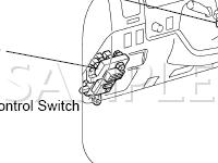 Power Door Lock Control Components Diagram for 2001 Toyota 4runner  3.4 V6 GAS