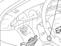 Cruise Control Components Diagram for 2001 Toyota Avalon  3.0 V6 GAS
