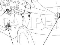 Electric Tension Reducer System Components Diagram for 2001 Toyota Celica GT 1.8 L4 GAS