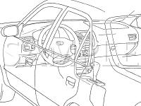 Backup Light Components Diagram for 2001 Toyota Corolla  1.8 L4 GAS