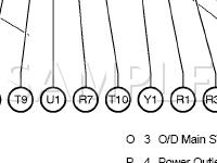 Instrument Panel Diagram for 2001 Toyota Land Cruiser  4.7 V8 GAS