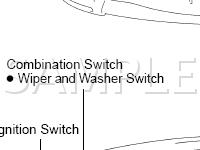 Wiper And Washer Components Diagram for 2000 Toyota MR2 Spyder  1.8 L4 GAS