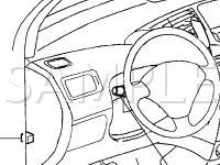Turn Signal And Hazard Warning Components Diagram for 2001 Toyota Prius  1.5 L4 ELECTRIC/GAS