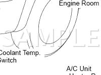 Air Conditioning System Components Diagram for 2001 Toyota RAV4  2.0 L4 GAS