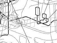 Supplemental Restraint Components Diagram for 2001 Toyota Sequoia  4.7 V8 GAS
