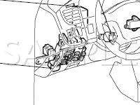 Cruise Control Components Diagram for 2001 Toyota Sienna  3.0 V6 GAS