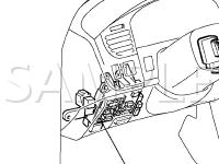 Wiper And Washer Components Diagram for 2001 Toyota Sienna  3.0 V6 GAS