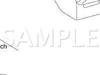 Sliding Roof Components Diagram for 2001 Toyota Sienna  3.0 V6 GAS