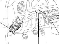 Turn Signal And Hazard Warning Components Diagram for 2001 Toyota Tundra  3.4 V6 GAS