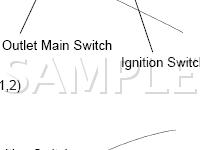 Power Outlet Diagram for 2002 Toyota Avalon XLS 3.0 V6 GAS