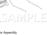 Power Mirror Control Components Diagram for 2002 Toyota Avalon XLS 3.0 V6 GAS