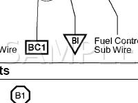 Body Splices And Grounds Diagram for 2002 Toyota Corolla  1.8 L4 GAS