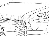 Air Conditioning Components Diagram for 2002 Toyota Highlander  2.4 L4 GAS