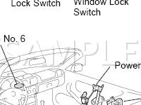 Body Control Components Diagram for 2002 Toyota MR2 Spyder  1.8 L4 GAS