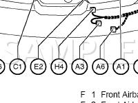 Engine Compartment Diagram for 2002 Toyota Prius  1.5 L4 ELECTRIC/GAS