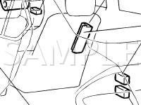Supplemental Restraint System Diagram for 2002 Toyota Prius  1.5 L4 ELECTRIC/GAS