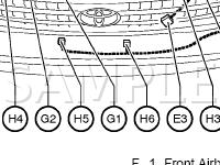 Engine Compartment Diagram for 2002 Toyota RAV4  2.0 L4 GAS